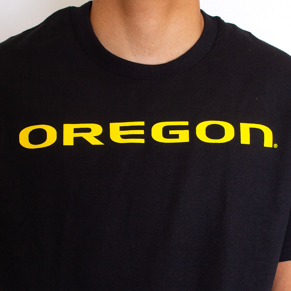 Oregon, McKenzie SewOn, Black, Crew Neck, Men, Unisex, Short sleeve, T-Shirt, 502146